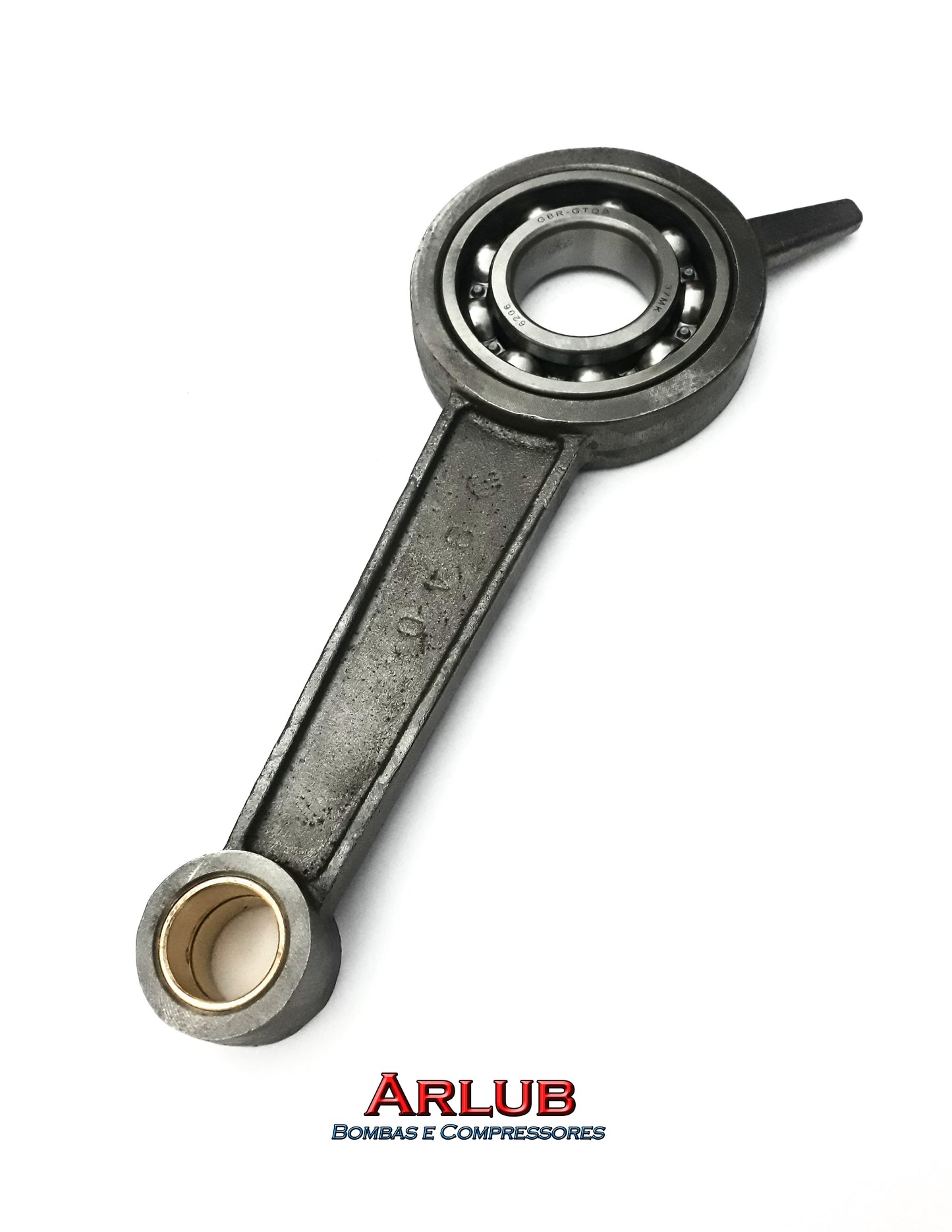 Biela com rolamento para compressor de ar Schulz antigo Msv 10 Sa (1103)