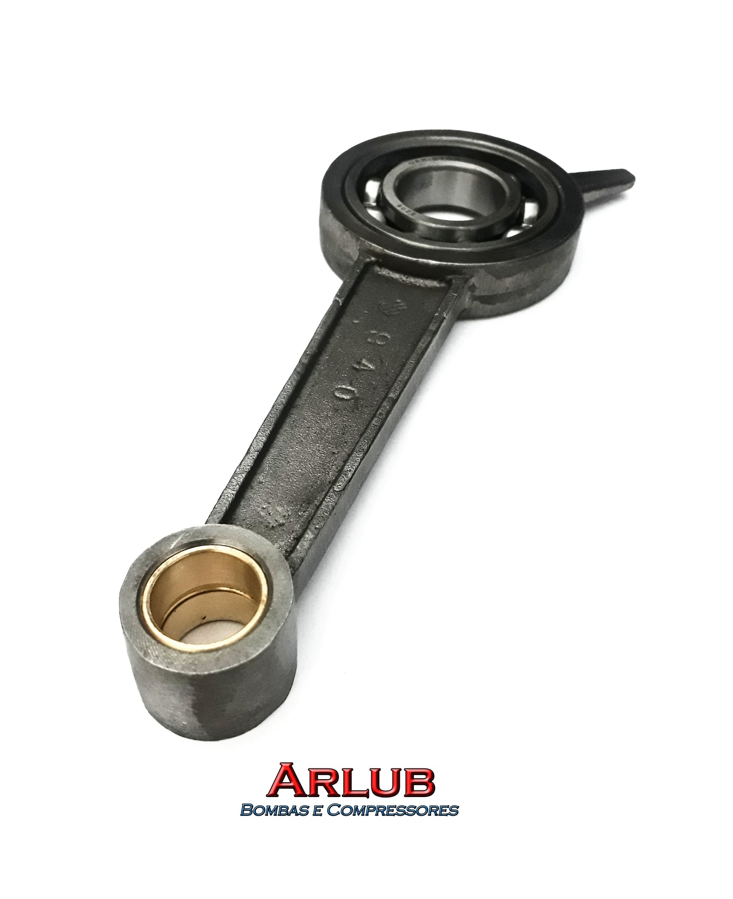 Biela com rolamento para compressor de ar Schulz antigo Msv 10 Sa (1103)