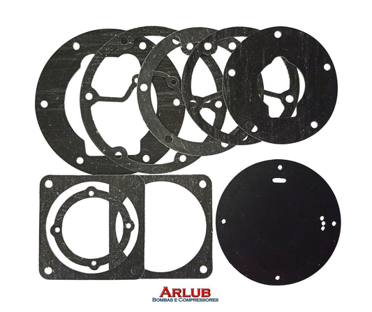 Kit de junta completo para compressor de ar Schulz Msv 30 Max e Msv 40 Max (1116)