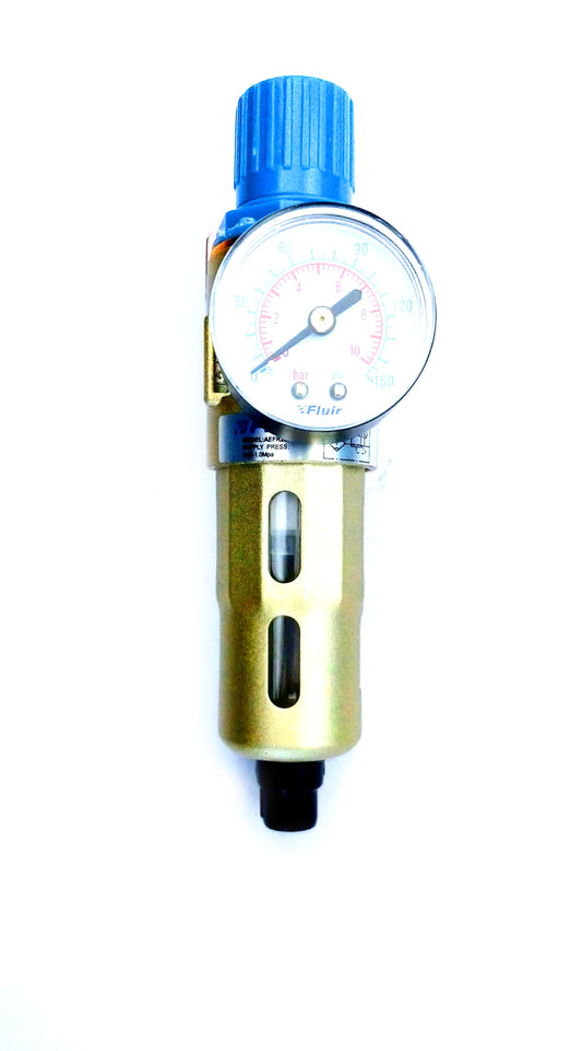 Filtro regulador de ar com rosca 1/4" com manometro