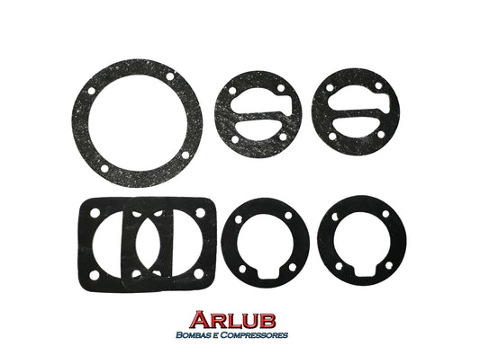 Kit de junta completo para compressor de ar odontológico Schulz Msv 6.0 (1180)