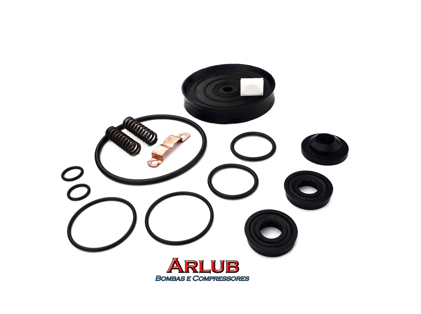 Kit reparo motor de ar para propulsora de graxa e óleo Bozza 11020 / 12020 - G2 (1191)