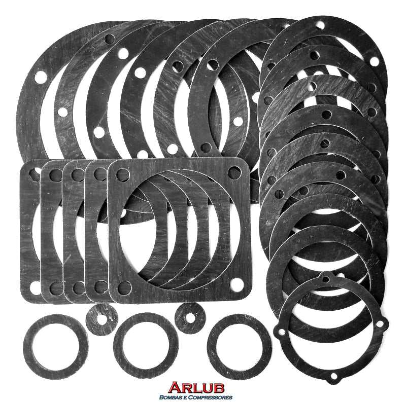 Kit de junta completo para compressor de ar Wayne W64012HC ou W600 (1196)