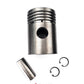 Pistão 2.1/2" polegadas com pinos e travas para compressores Schulz Msv 30 Max (1213)