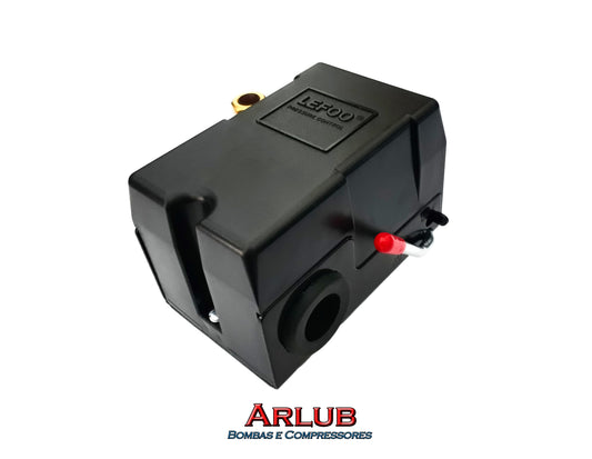 Pressostato de 01 vias alta pressão 135-175 psi de rosca 1/4" para compressores de ar (2019)