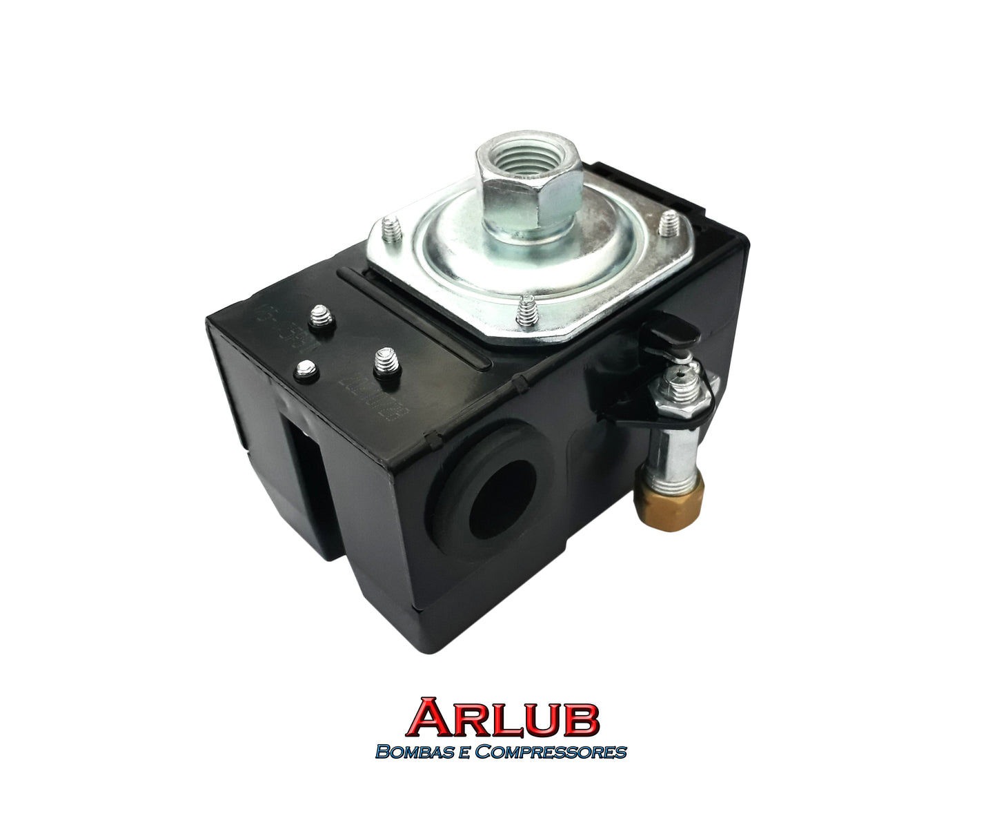 Pressostato de 01 vias alta pressão 135-175 psi de rosca 1/4" para compressores de ar (2019)