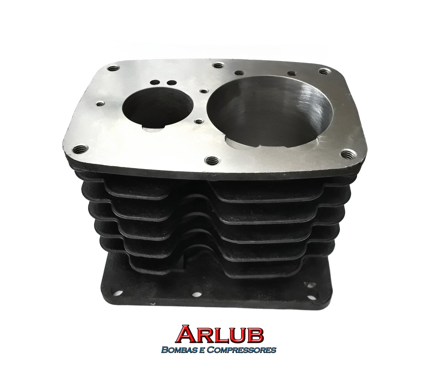 Cilindro duplo 90mm x 2" compressor de ar Schulz Csl 20 br Bravo (2024)