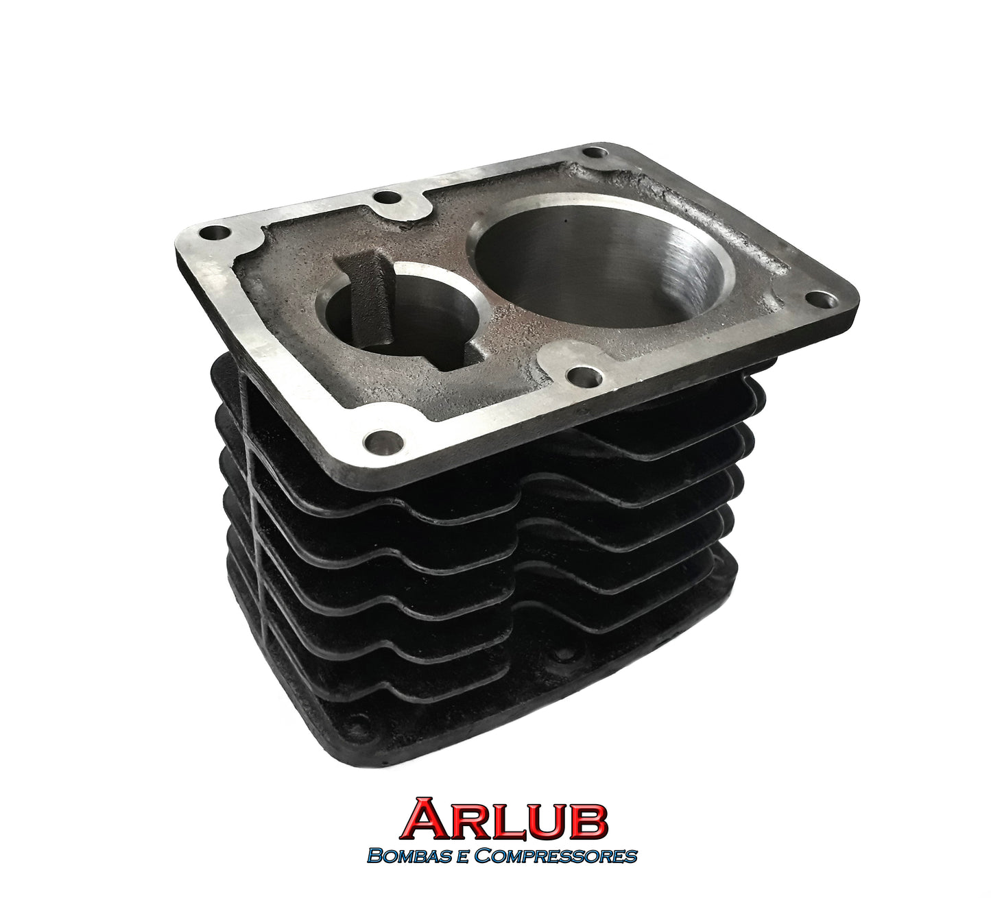 Cilindro duplo 90mm x 2" compressor de ar Schulz Csl 20 br Bravo (2024)