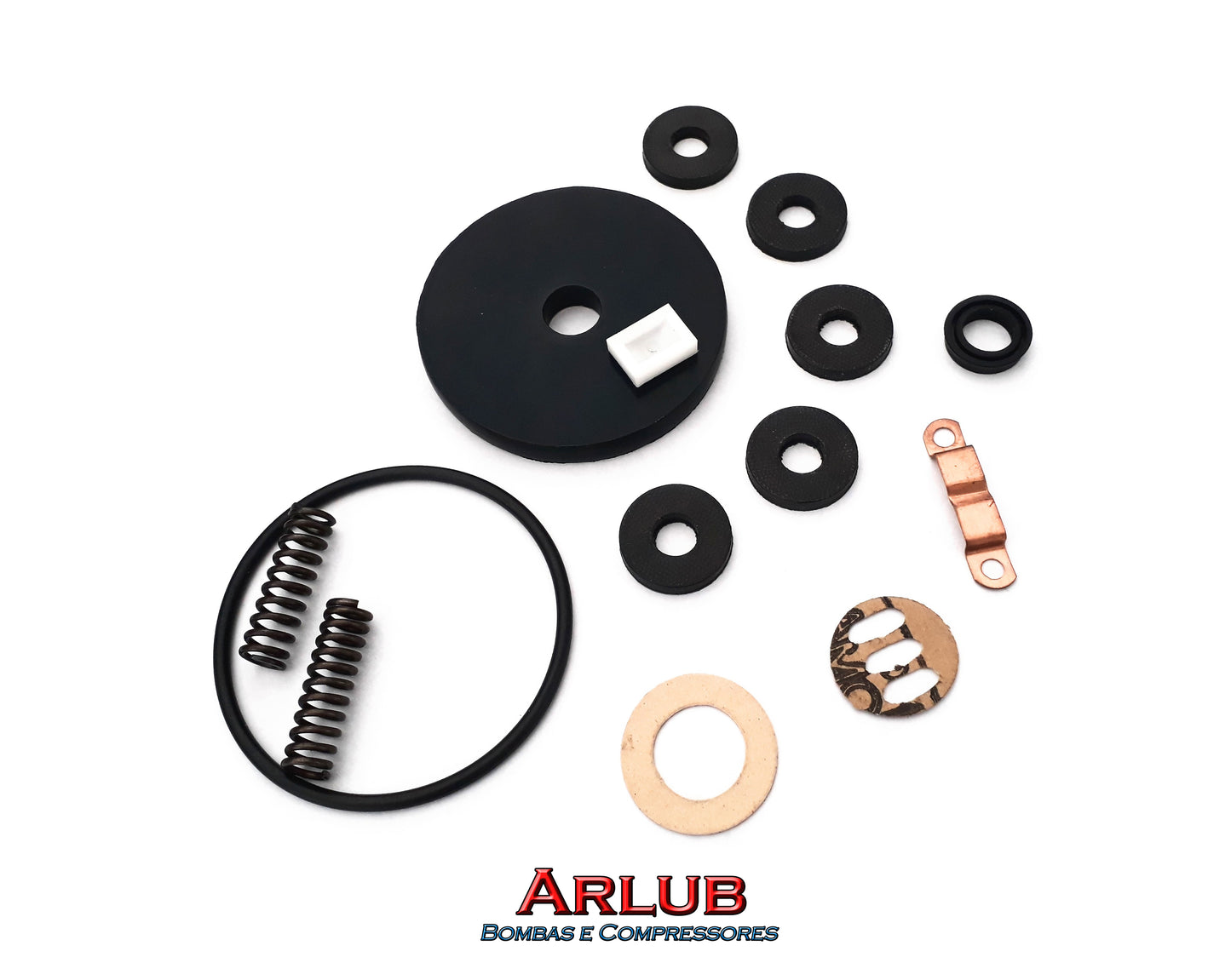 Kit reparo motor de ar para propulsora de graxa e óleo Bozza 11020 / 12020 - G1 (2084)