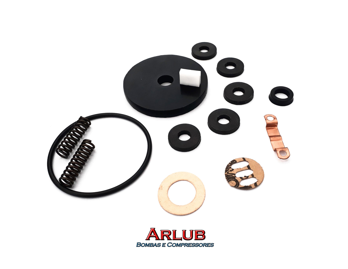 Kit reparo motor de ar para propulsora de graxa e óleo Bozza 11020 / 12020 - G1 (2084)