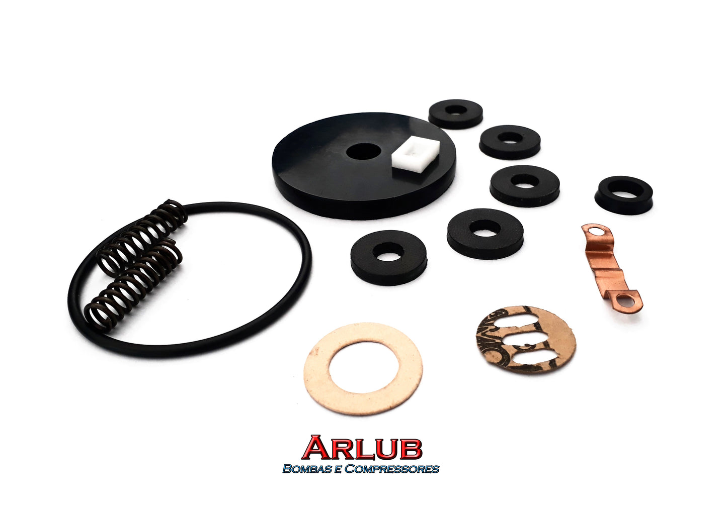 Kit reparo motor de ar para propulsora de graxa e óleo Bozza 11020 / 12020 - G1 (2084)