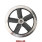 Volante 252mm compressor Schulz antigo MSV 5,2 sa / 5,2 BPV (2105)