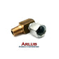 Niple com porca para propulsora pneumática Bozza antiga 11020-G1 / 12020-G1 (A034)