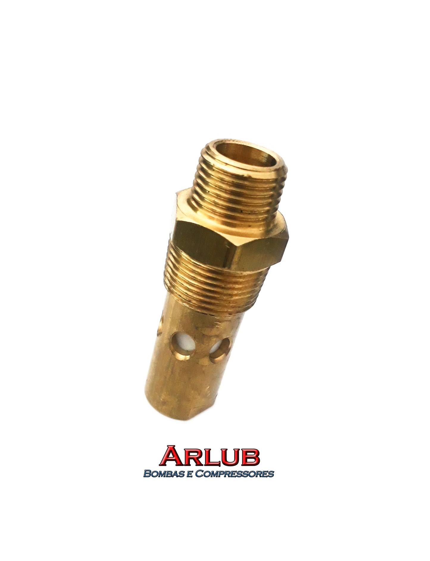 Válvula de retenção 3/4" x 1/2" sem furo lateral para compressores 10 pés (A448)