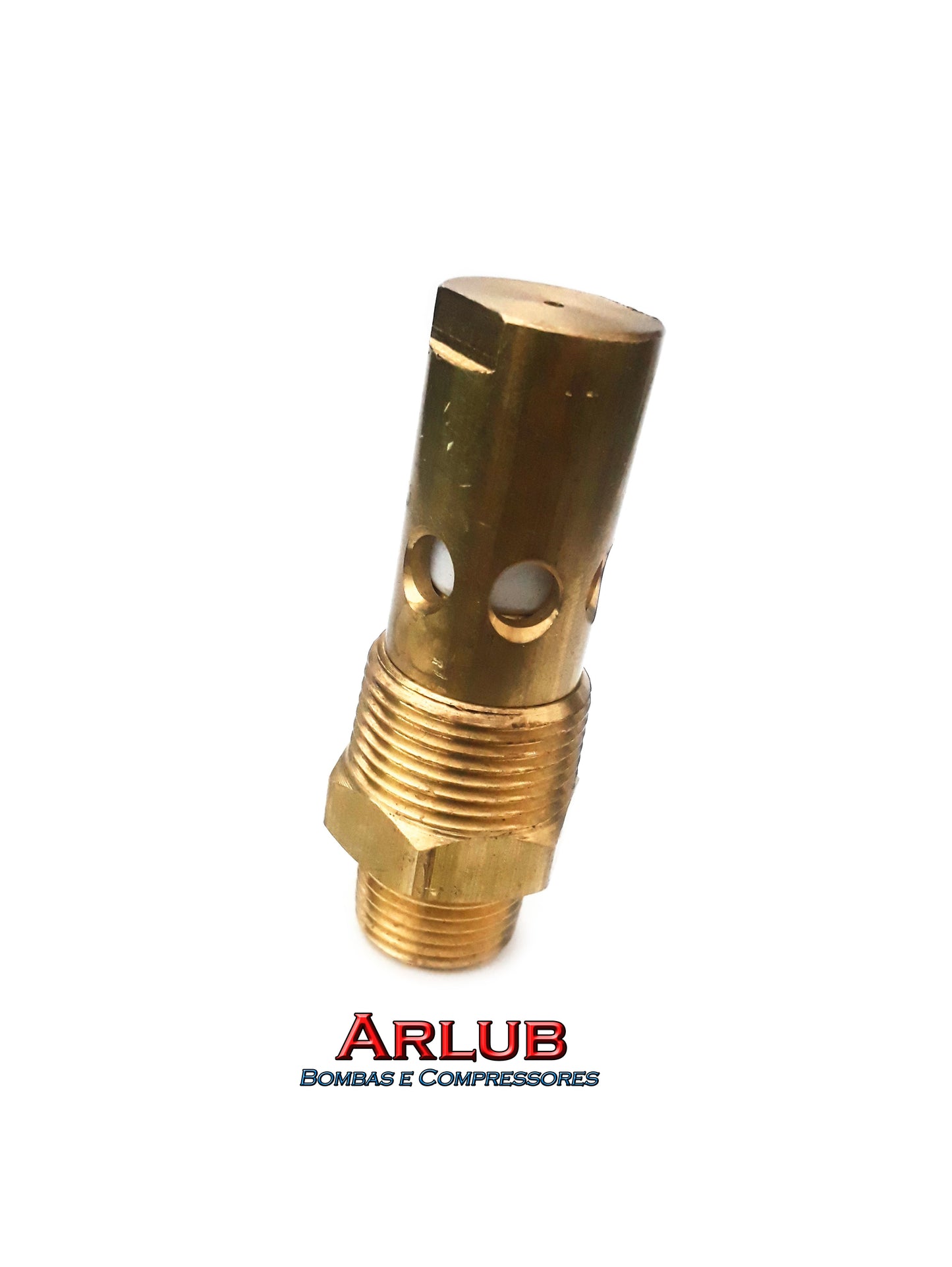 Válvula de retenção 3/4" x 1/2" sem furo lateral para compressores 10 pés (A448)