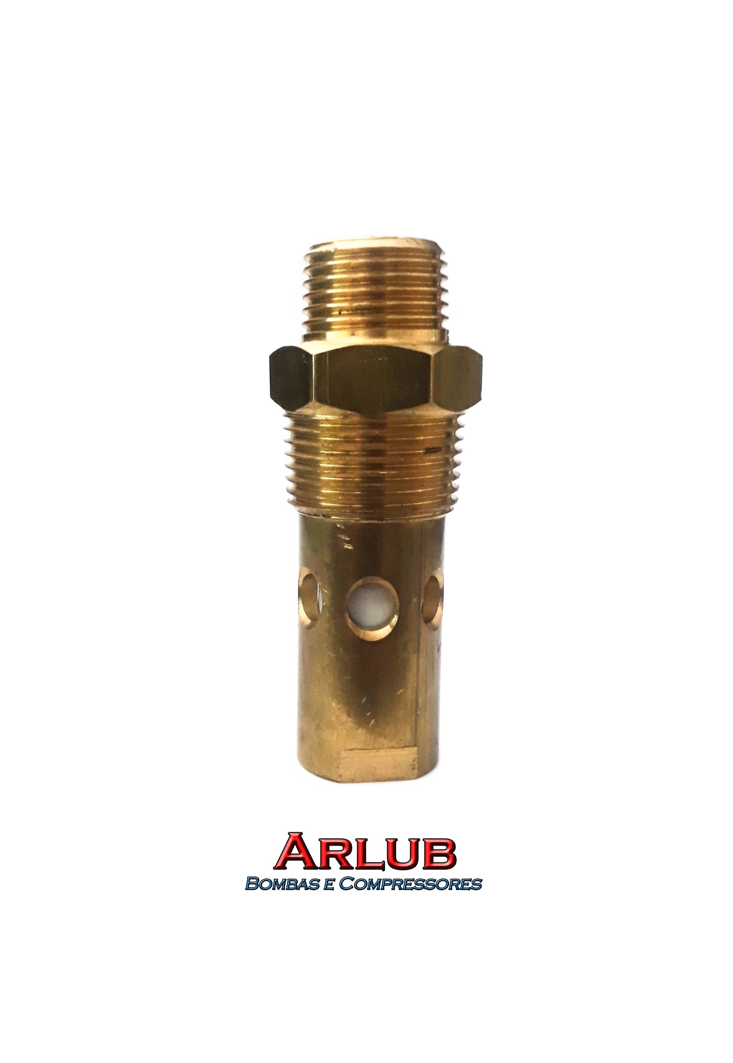 Válvula de retenção 3/4" x 1/2" sem furo lateral para compressores 10 pés (A448)