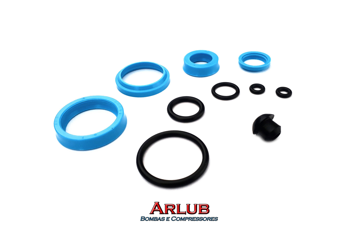 Kit reparo vedações para paleteira Paletrans Tm-2220 / Tm-3020 (A454)