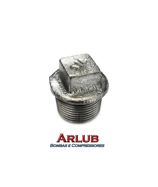 Plug de 3/4 rosca macho - Galvanizado (A760)