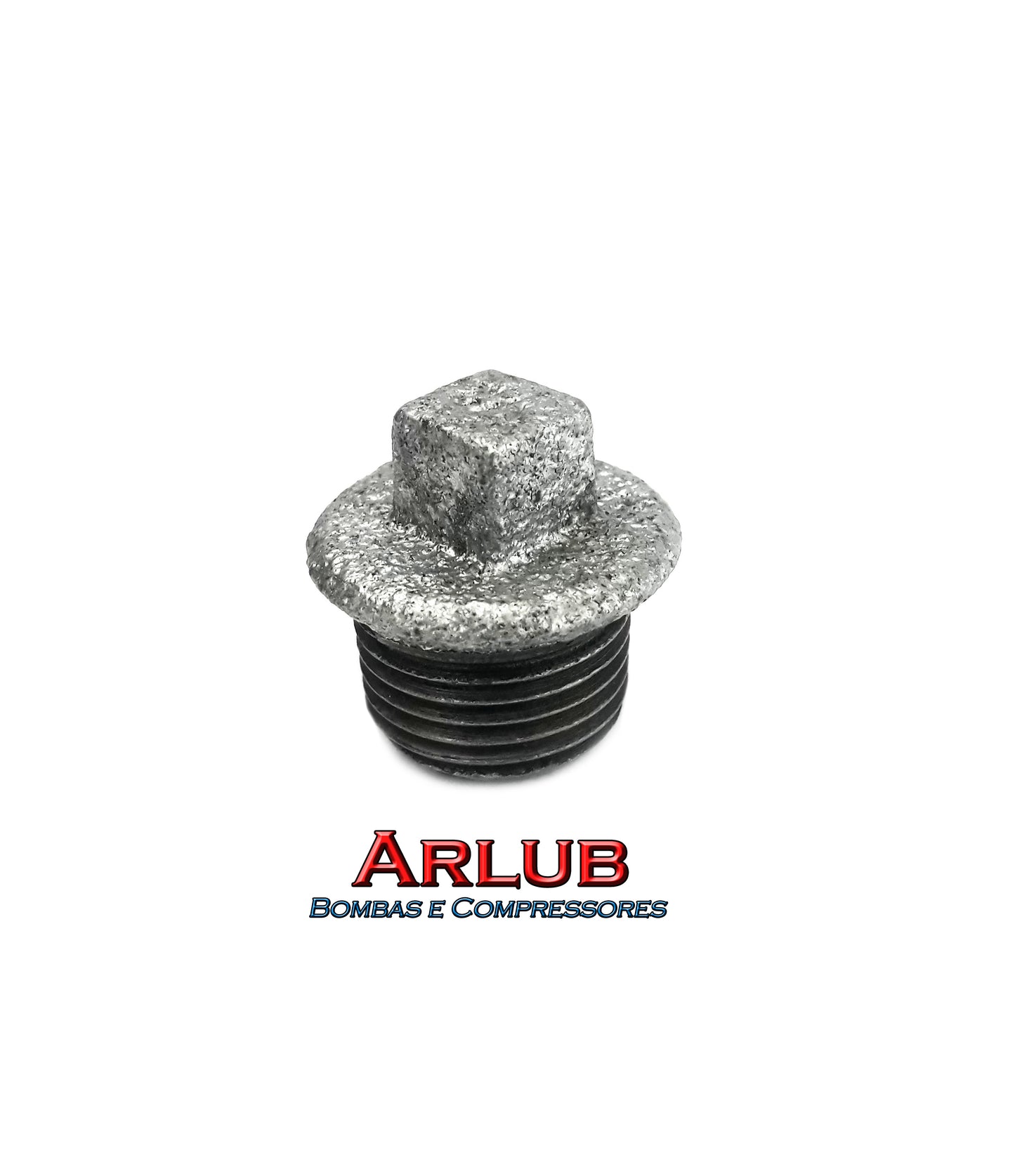 Plug de 1/2 rosca macho - Galvanizado (A763)