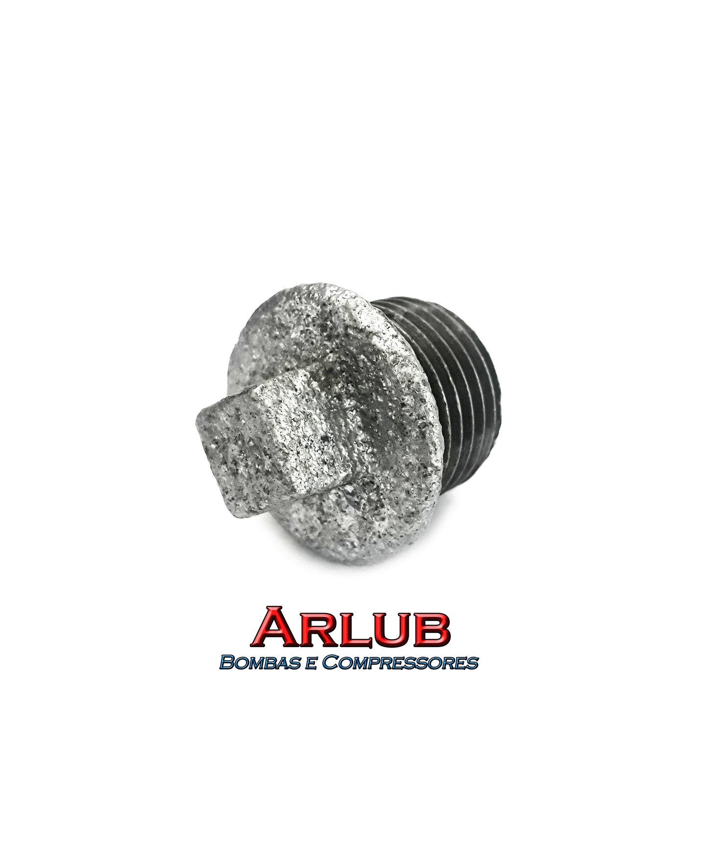 Plug de 1/2 rosca macho - Galvanizado (A763)