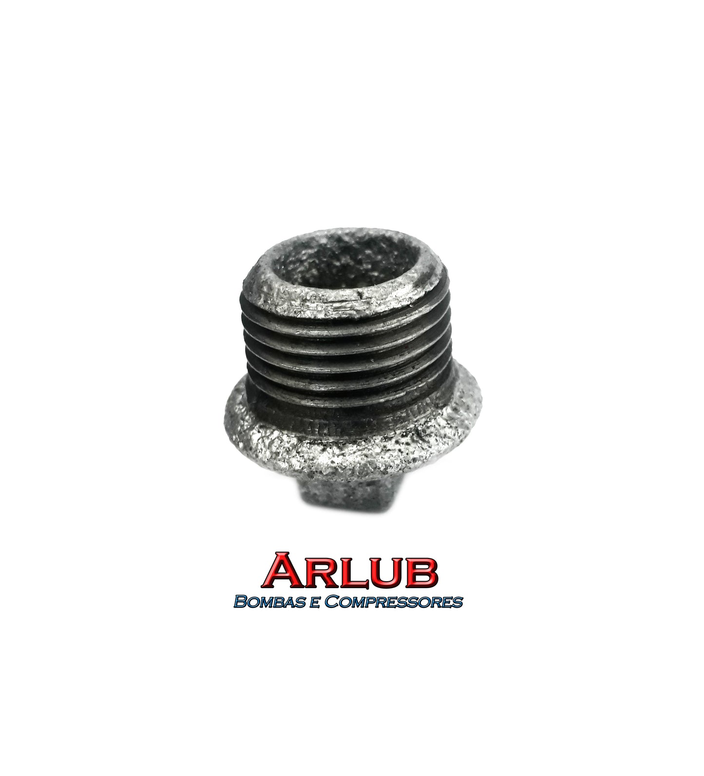 Plug de 1/2 rosca macho - Galvanizado (A763)