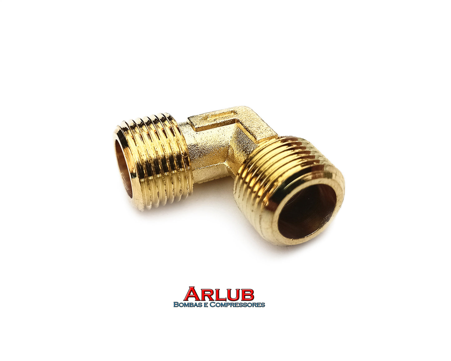 Cotovelo 3/8 x 3/8 para motocompressores diversas marcas (A161)