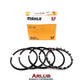 Jogo de anéis 2.1/2" para compressor Schulz Csl 30 br / Csl 40 br (A589)