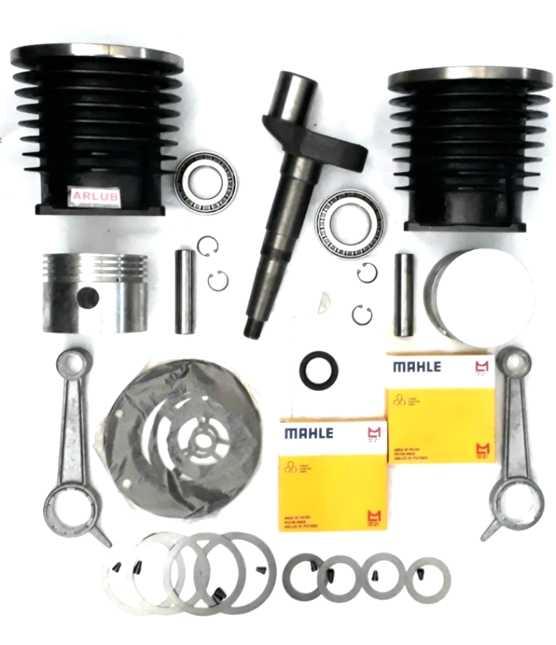 Kit peças de reposição para compressor de ar Schulz antigo Msv 40 Bpsa (CX18)