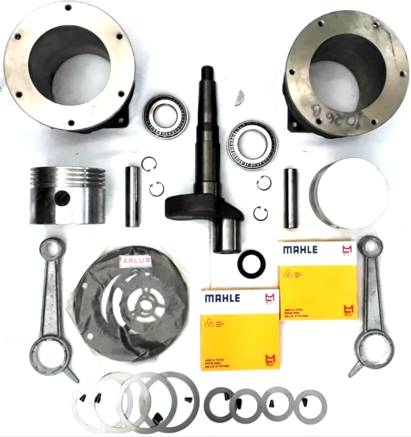 Kit peças de reposição para compressor de ar Schulz antigo Msv 40 Bpsa (CX18)