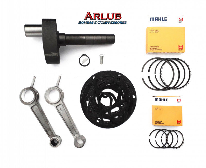 Kit reparo para compressores Schulz Msv 20 Max e Chiaperini CJ 20+ Apv (K018)