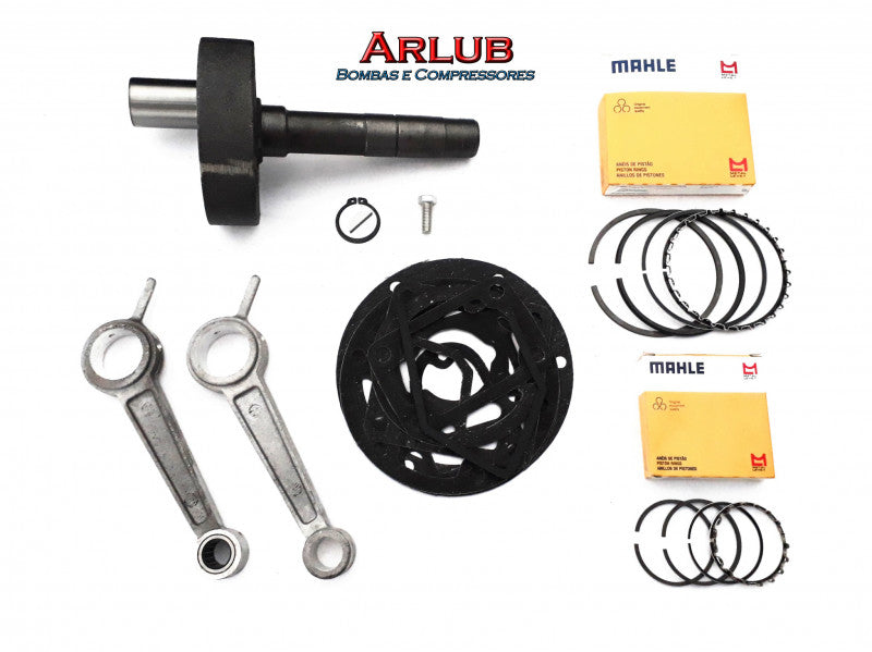 Kit reparo para compressores Schulz Msv 20 Max e Chiaperini CJ 20+ Apv (K018)