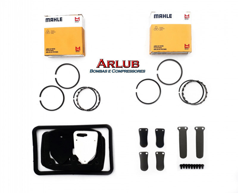 Kit vedação para compressores de ar Schulz MSL 10 Mundial (K034)