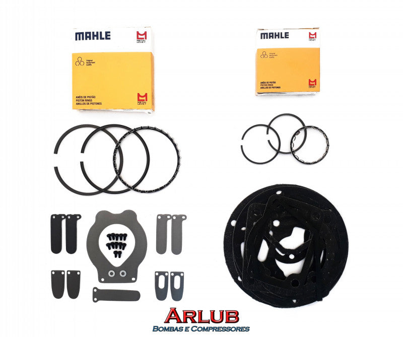 Kit vedação para compressores Schulz Msv 20 Max e CJ 20+ Apv (K037)