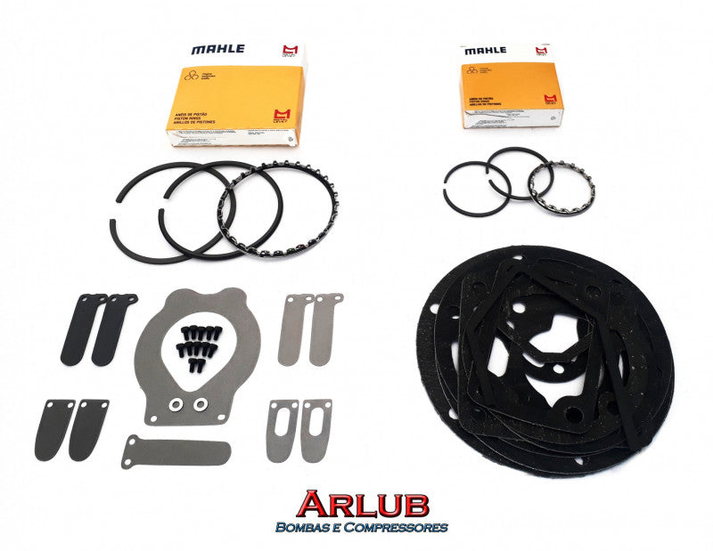 Kit vedação para compressores Schulz Msv 20 Max e CJ 20+ Apv (K037)