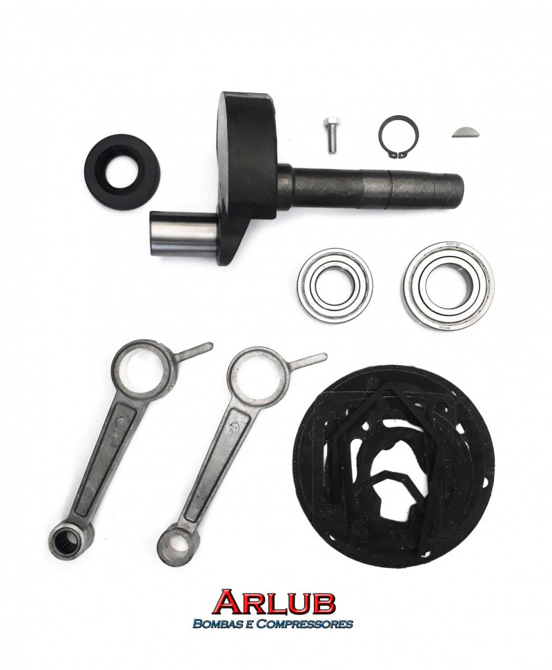 Kit núcleo para compressores de ar Schulz Msv 20 Max e Chiaperini 20+ Apv (K050)