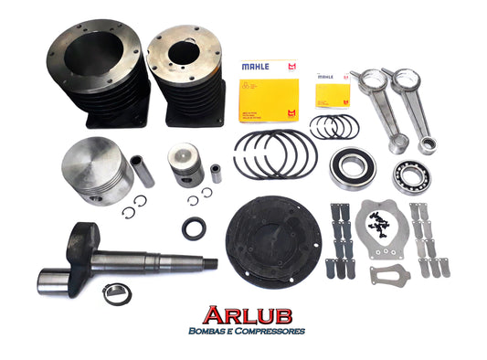 Kit peças de reposição para compressor de ar Schulz Msv 30 max / Msv 40 max (CX15)