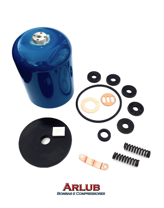 Kit reparo motor de ar + cilindro de ar para propulsora pneumática Bozza 12020-G1 (K065)