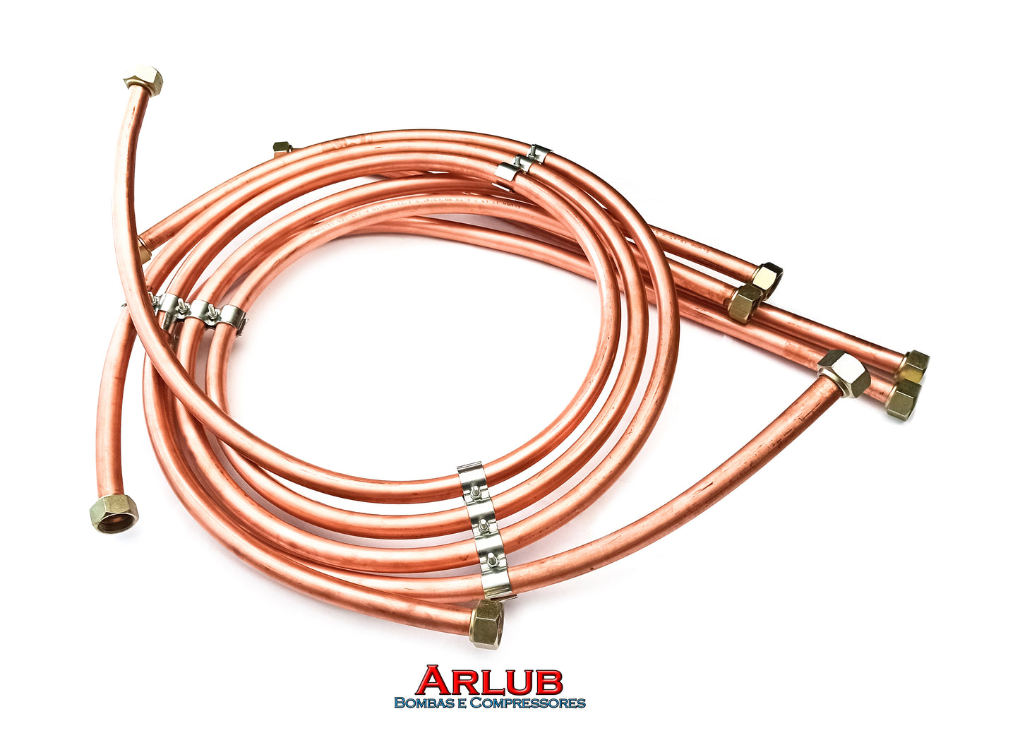 Serpentina de cobre completa para compressor de ar Pressure Psw 60 (P003)