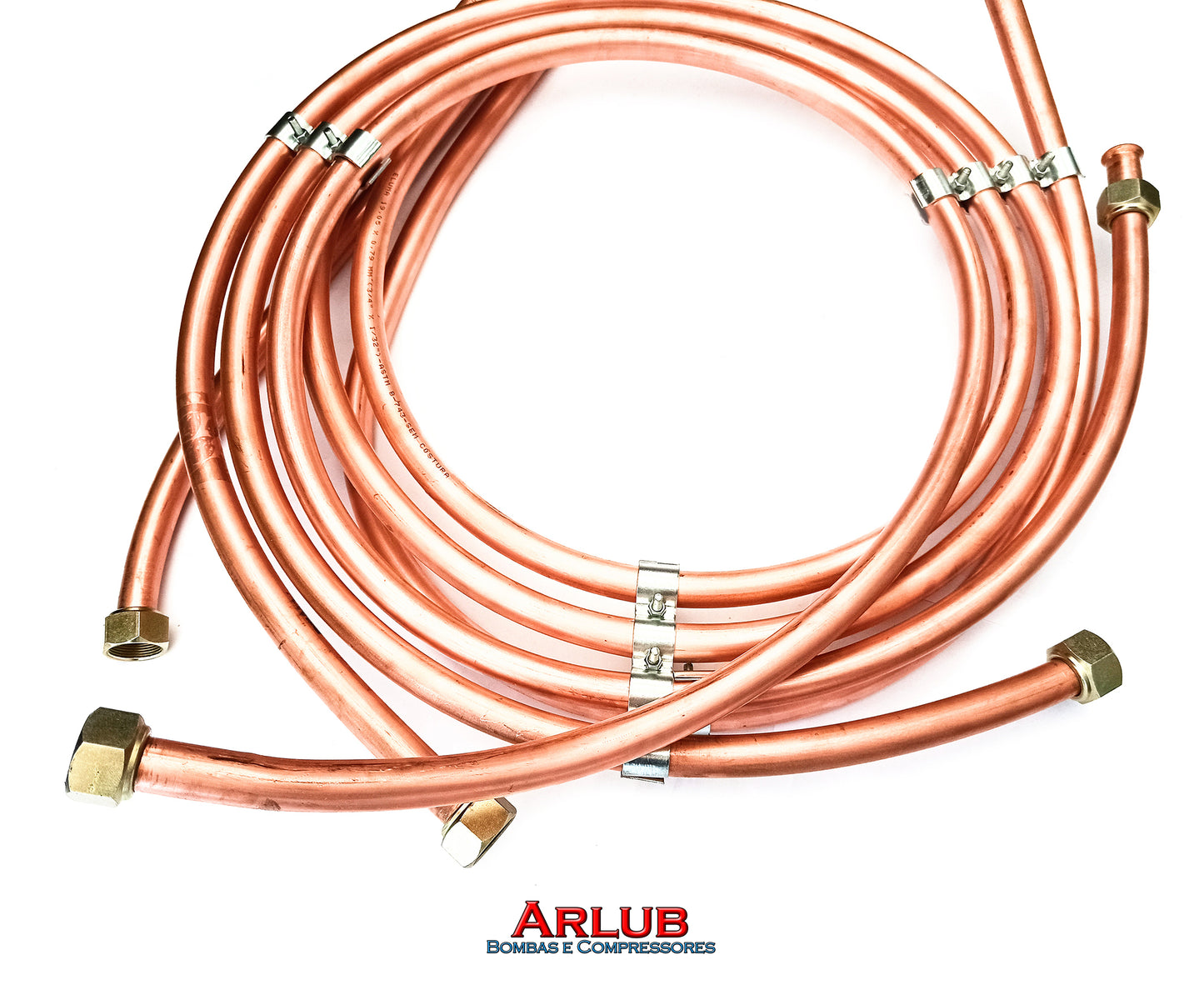 Serpentina de cobre completa para compressor de ar Pressure Psw 60 (P003)