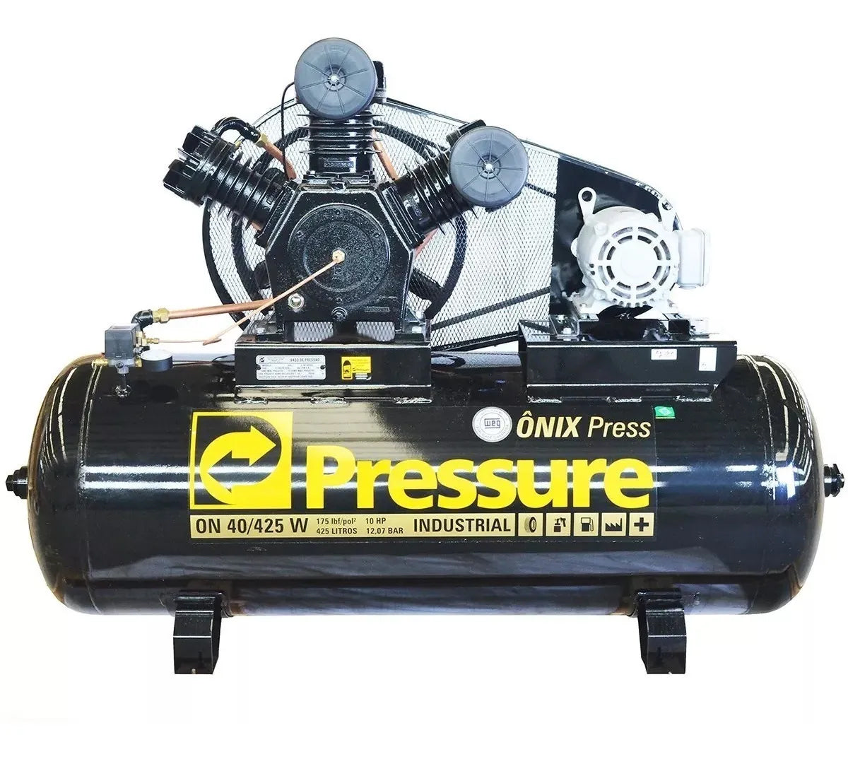 Pistão de ferro 3.1/4" completo compressor Wayne W900 / W800 / Msw 40 fort e semelhantes (2078)