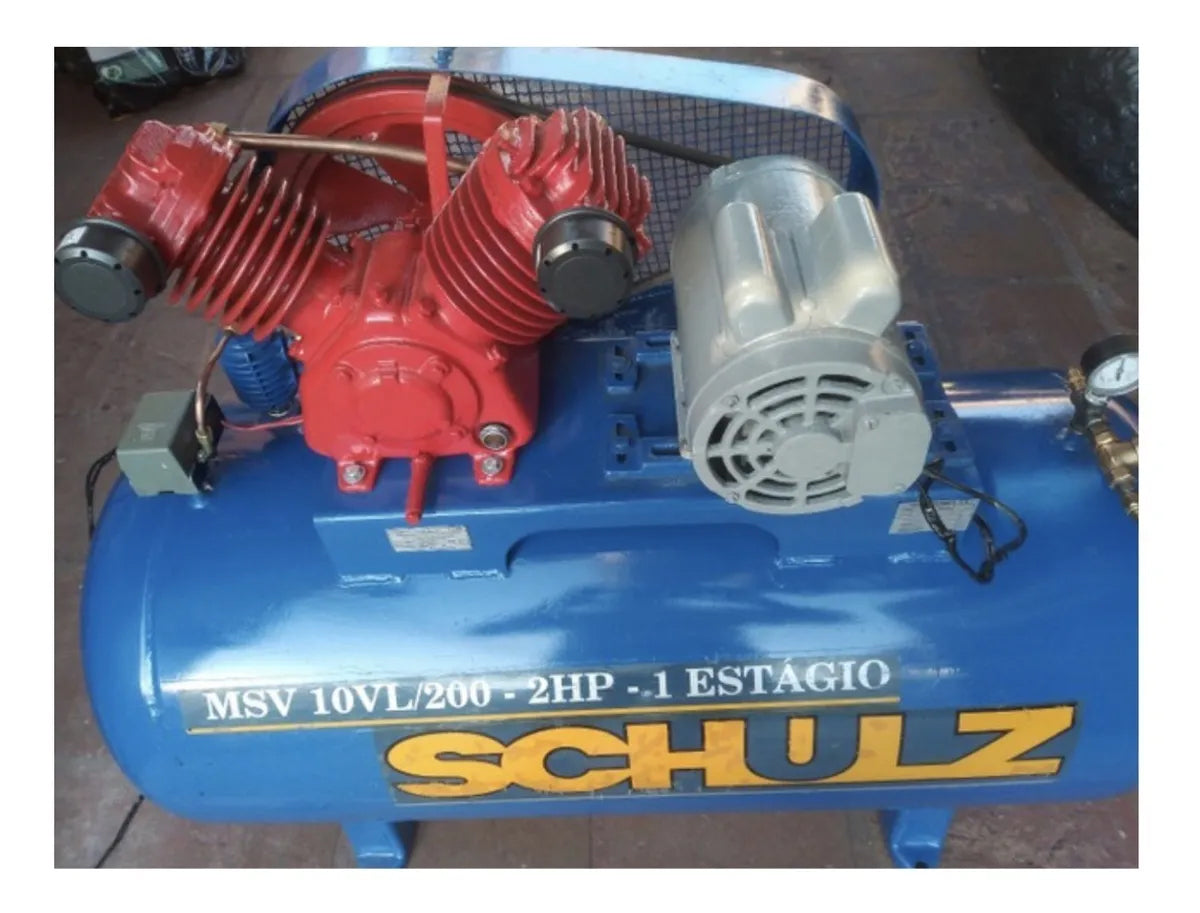 Kit de junta completo com trama de aço compressor Schulz antigo Msv 10 VL (A592)